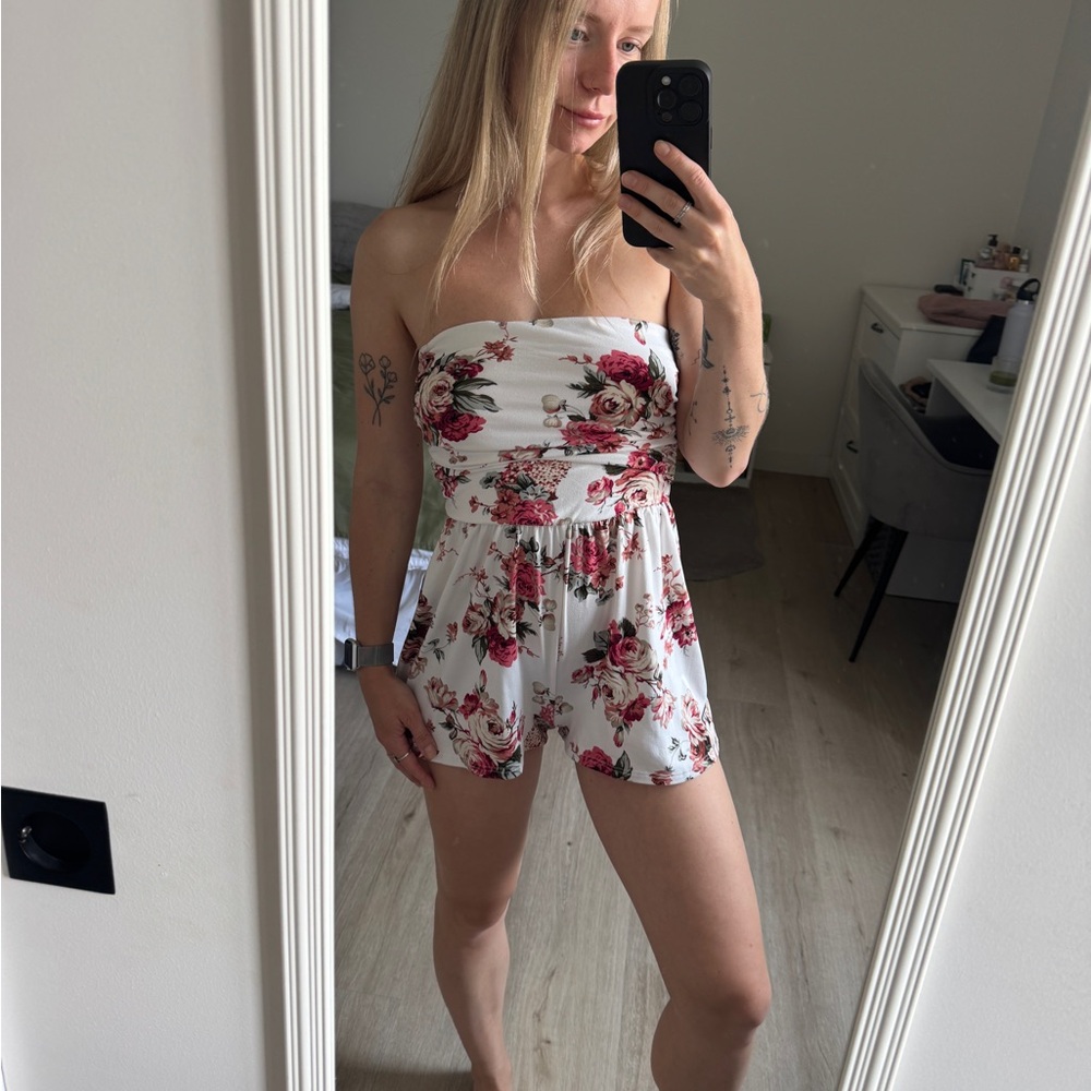 Windsor Floral Sleeveless Romper